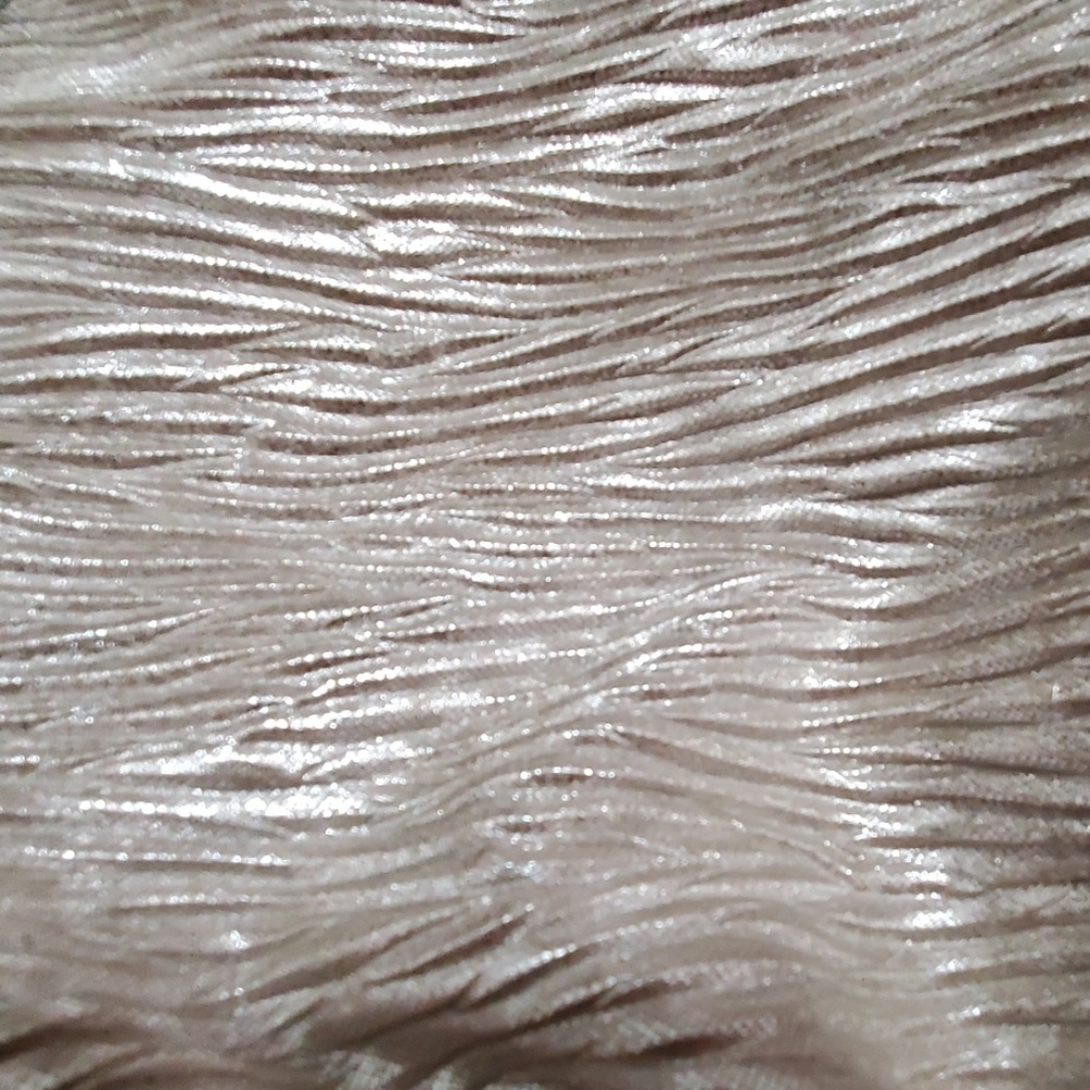 H.I.P. Shimmery Pale Pinkish skirt  elasticized waist Med. Skater Club Dance - Picture 8 of 8